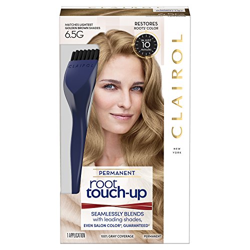 Clairol Root Touch-Up Permanent Hair Color Creme, 6.5G Lightest Golden Brown, 1 Count