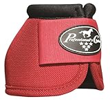 PROFESSIONAL'S CHOICE BALLISTIC NO TURN OVERREACH BELL BOOTS ALL COLORS & SIZES (Crimson Red, Medium)