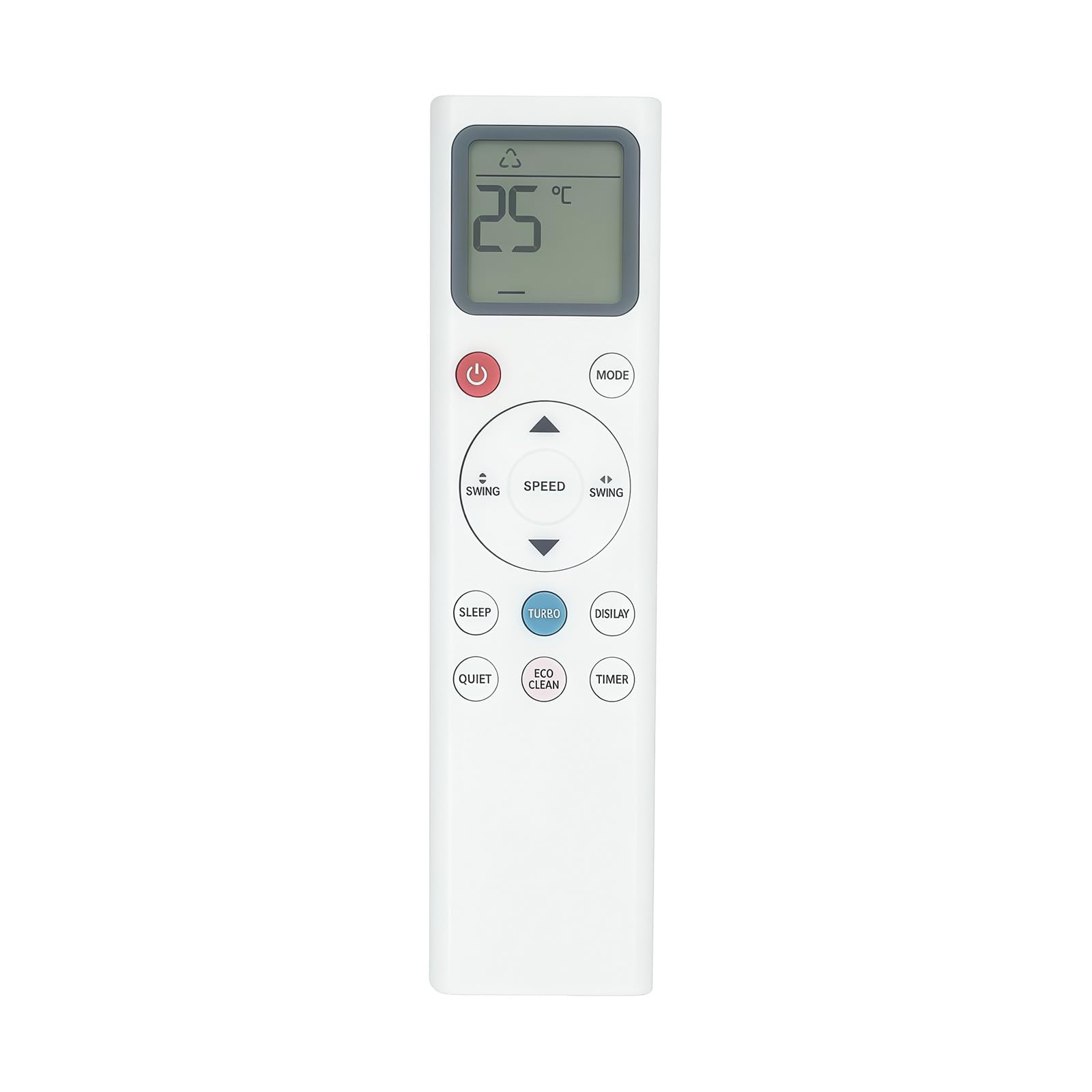 Tsophreniq Air Conditioning Remote Control LCD Conditioning Use for RG331-1 Full Functionality Replacement Accessories Household Remote