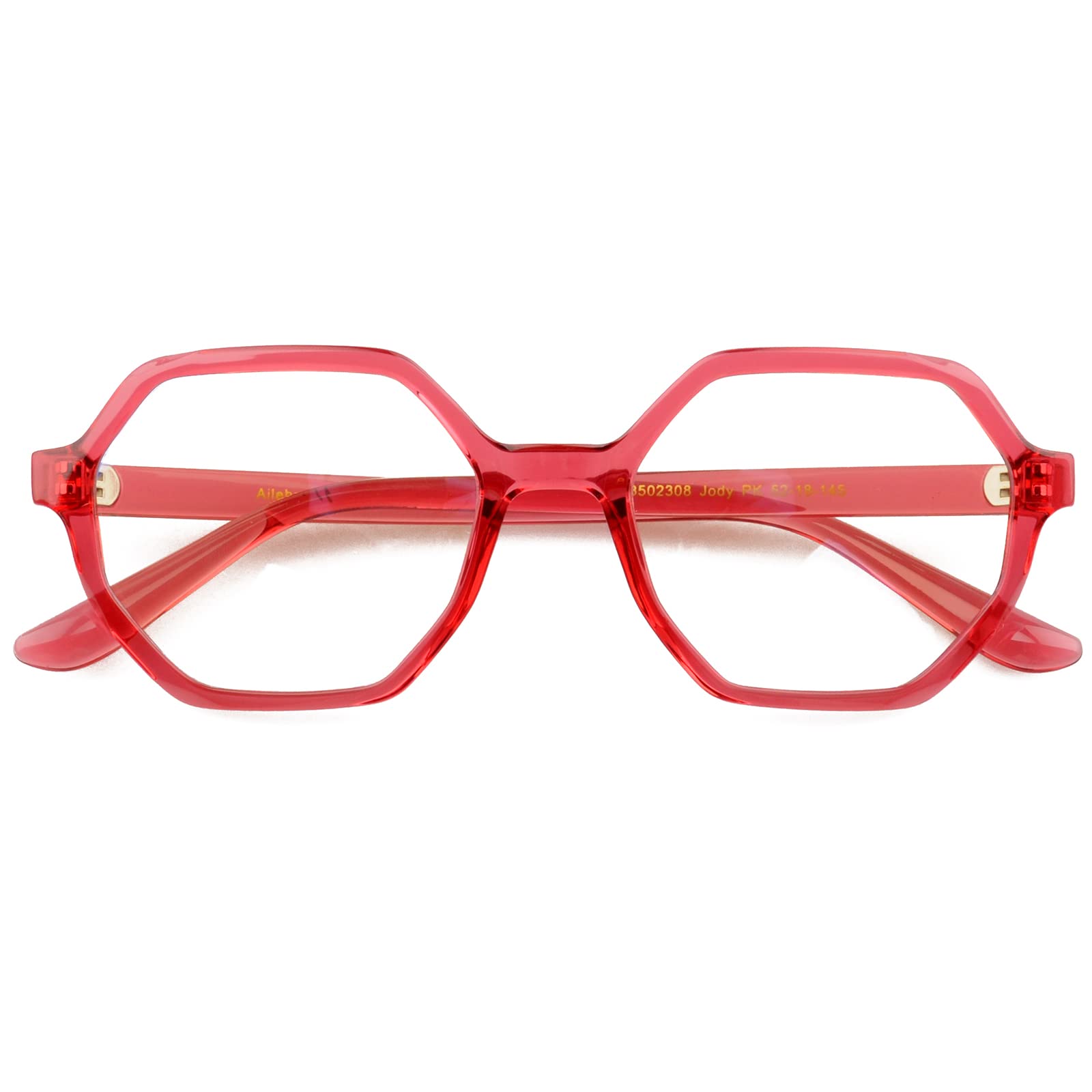 Ailebre Computer Blue Light Blocking Glasses for Women,Blue Light Glasses Polygon Anti Glare Eyewear,Fashion Eyeglasses Readers for Bluelight Glasses Mens Jody