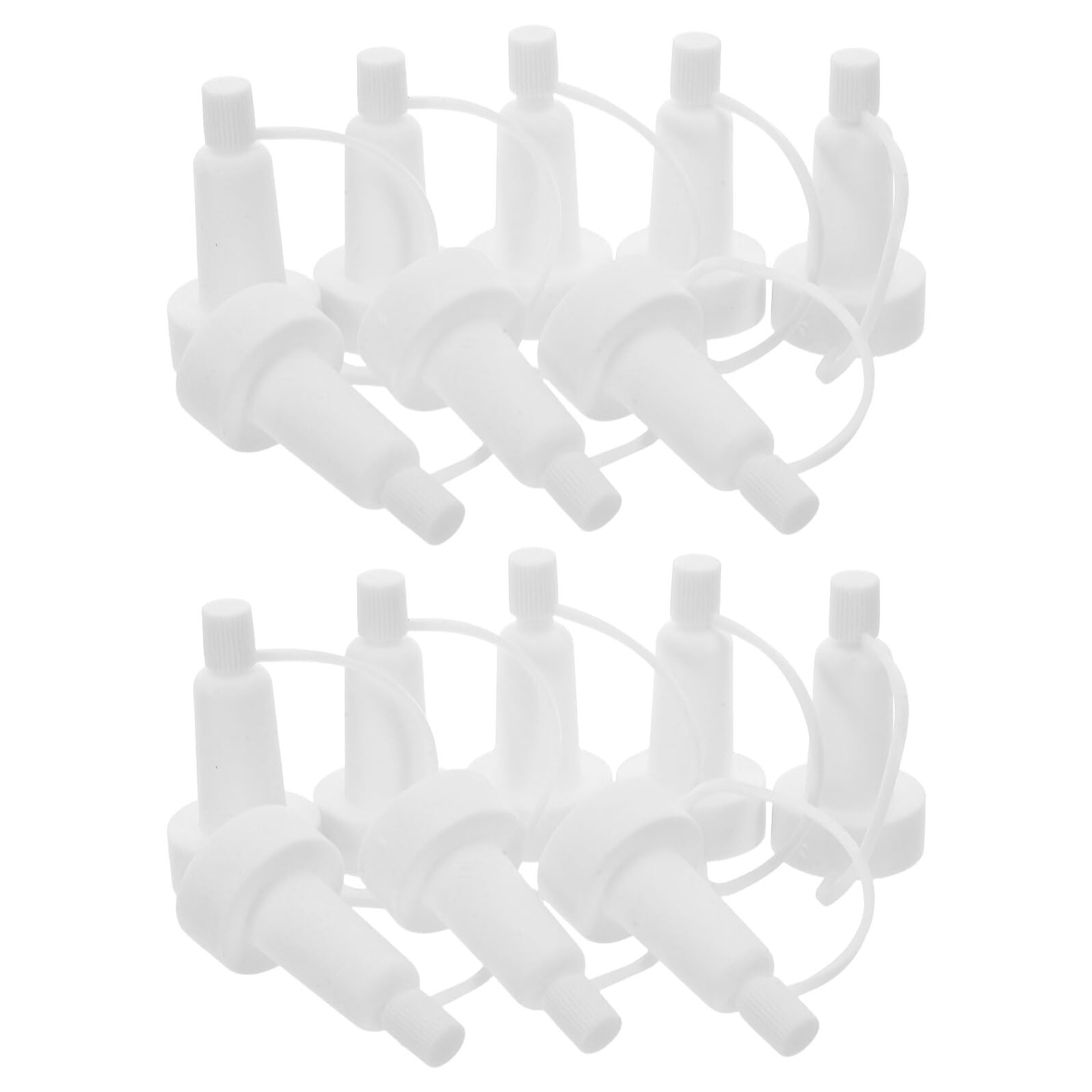 200piezas Frasco Gotero Punta de Trompeta Boquilla Cuentagotas Reutilizable para Ampollas de Plástico Accesorio de Laboratorio para Experimentos Científicos