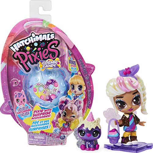 Hatchimals Pixies, Cosmic Candy Pixie met 2 accessoires en exclusieve CollEGGtible (stijlen kunnen variëren)