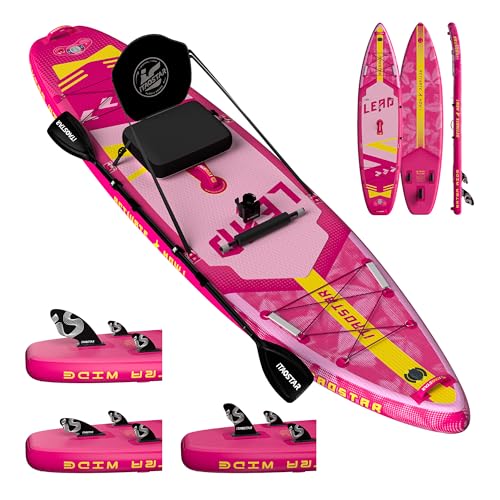 Image of iTAOSTAR Lead 12' x 35 inch /11' x 33 inch Stand Up Paddle Board, Inflatable SUP Board with 5 Fins Stable Design fo Youth, All Skill Levels, Lakes, Oceans