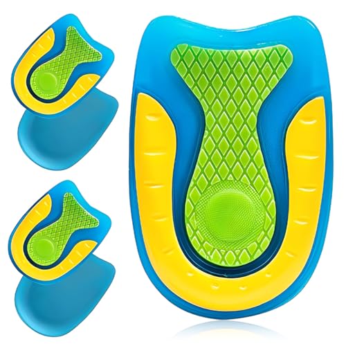 JRYXD 2 Pares Talonera, De Silicona, De Gel Ortopédico, De Aumento, Tamaño S, Para Proteger Del Dolor El Talón Y Aliviar El Espolón Calcáneo, Fascitis Plantar Y Tendinitis