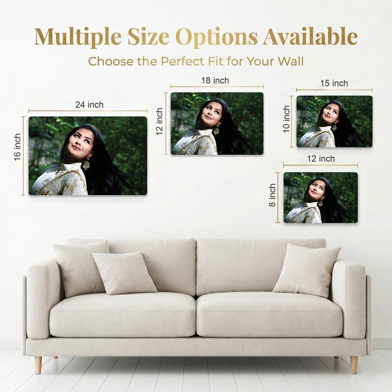 Image of Giftplease Customized Acrylic Photo Frame | Personalized Wall Mount Frame with Photo | Birthday, Anniversary Customized Gift | Acrylic Photo Frame Personalized | Frame | Custom Gift for Loved Ones