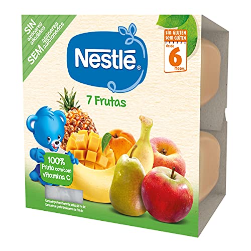 NESTLE Pack of 7 Gluten Free Fruits 4 x 100 g