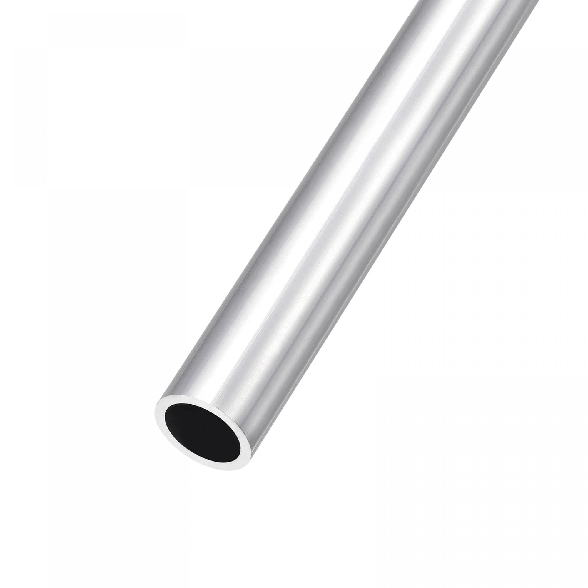 sourcing map 6063 Aluminum Tube (19mm OD x 15mm ID x 300mm L), Aluminum Round Tubing - for Home Furnishing, Machinery, DIY Handicraft