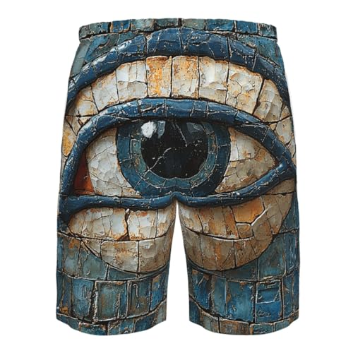 Men's Swim Trunks Beach Board Shorts Swimming Quick Dry - Ancient Egyptian Eye Symbol4