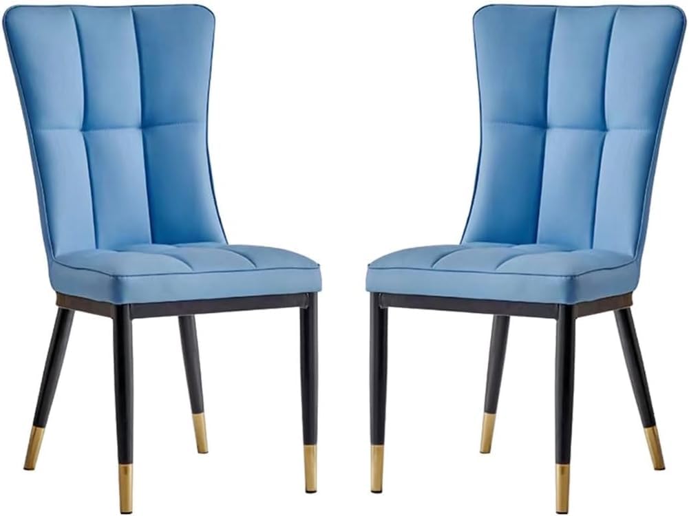 Chaise de salon avec dossier ergonomique ensemble de 2 chaises de repas confortables