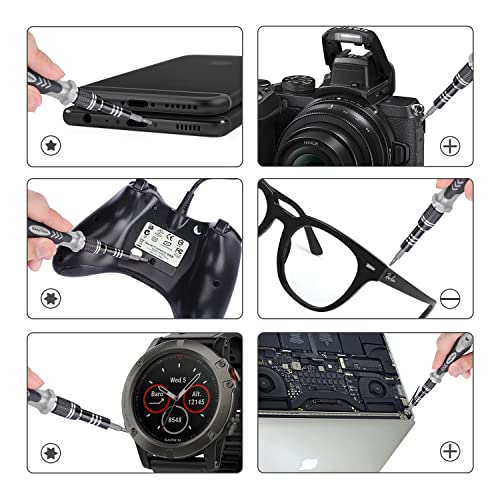 Image of Precision Screwdriver Set, 138 in 1 Professional Computer Repair Tool Kit with 117 Bit, Compatible for Laptop, PC, Tablet, iPhone, MacBook, iPad, PS4, Xbox, RC Car and electronics