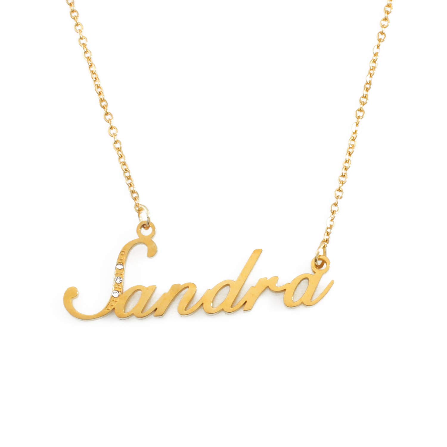 KiguSandra Personalised Name Necklace - Gold Tone Packaging