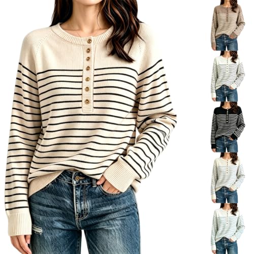 Womens Lightweight Sweaters Loose Casual Knit Oversized Pullover Tops