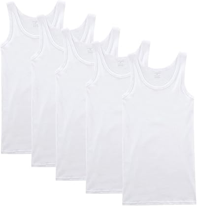 NUOZA 3/5er Pack Unterhemd Herren Tank Top Viele Farben 100% Hochwertige Baumwolle Schrumpft Nicht Verblasst Nicht Undurchsichtig