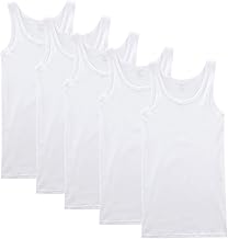 Pack of 3/5 Men's Tank Tops, Many Colours, 100% High-Quality Cotton, Non-Shrink, Non-Fade, Not Opaque