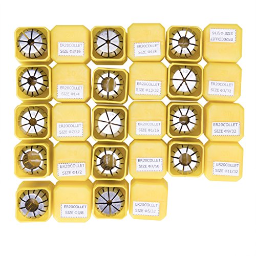 Silivn Er20 Spring Collet Set For Cnc Engraving Machine And Milling Lathe Tool Workholding Engraving Collets(14Pcs) #TOP1