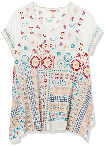 Johnny Was Women's Blouse, White, Small