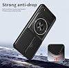 Funda Compatible con Infinix Hot 60 Pro 4G, Soporte Magnético para Auto, Ventana Deslizante para Cámara, Anticaídas 2 en 1【PC+TPU】, Anillo Soporte Plegable, Negra 6