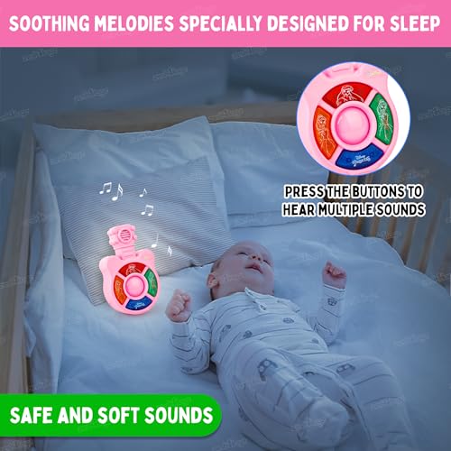 Image of Zest 4 Toyz Musical Guitar Toy for Kids with Colorful LED Lights and Sound Toy Battery Operated Baby Toys Musical Instrument Toys Birthday Gift for Kids Boys & Girls - Pink