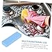 Beavorty Rubber Abrasive Cleaning Block for Hard Water Stains and Limescale Removal Kitchen and Bathroom Compact Scouring Tool for Fixtures