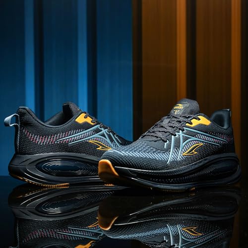 Image of ASIAN Superstar-11 Men's Running Shoes | Memory Foam Cushion, Breathable Mesh Upper, Arch Support, High Energy Return Sole for Gym, Jogging & Daily Training