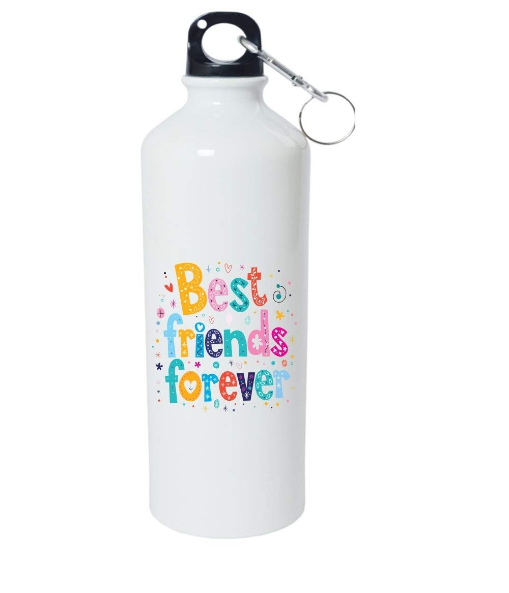 Crazy Sutra Classic Printed Water Bottle/Sipper - 600Ml [SchoolBottles-BestFrndForever_SH]-picture-24