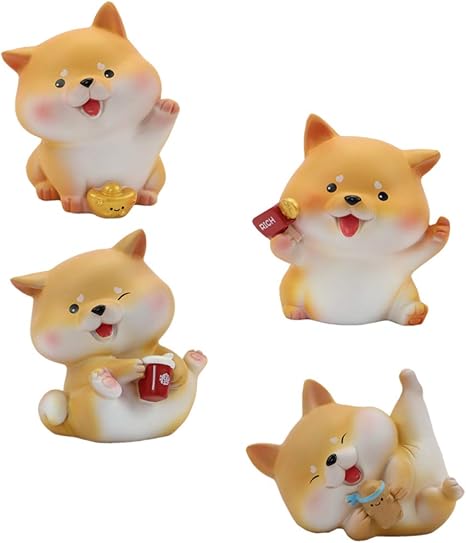 Amazon Exceart かわいい柴犬 車の装飾 インテリア 置物 ラッキー 運気向上 金運アップ かわいい 動物 室内 おしゃれ 贈り物 4個セット 犬人形 誕生日パーティー デコレーション 置物 オブジェ オンライン通販 Amazon Exceart かわいい柴犬 車の装飾 インテリア 置物 ラッキー 運気向上 金運アップ かわいい 動物 室内 おしゃれ 贈り物 4個セット 犬人形 誕生日パーティー デコレーション 置物 オブジェ オンライン通販
