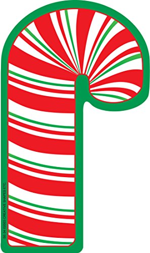 SHAPES ETC. 50 Sheets Candy Cane Large Notepad...
