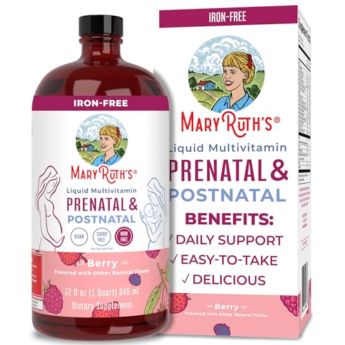 4. Maryruth'S prenatale &Amp; Postnatale vloeibare veganistische en suikervrije multivitamine