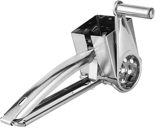 Miniatura 6 de Fydun Multifuncional menos acero rallador de queso manivela cortador de queso giratorio herramienta de corte amplia gama de usos