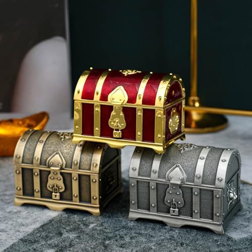 Boîte de rangement bijoux en alliage robuste avec compartiments bagues - 4