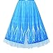 Girls Dress Snow Queen Ice Snowflake Crown Wand Princess Costume Size 12