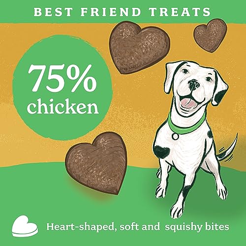 Forthglade Meaty Bites (4 x 70g Bags), Hypoallergenic & Grain Free Dog Treats with Chicken & Apple - Image 4
