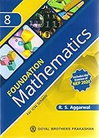 Foundation Mathematics For ICSE Schools 8 2021-22 9388676319 Book Cover