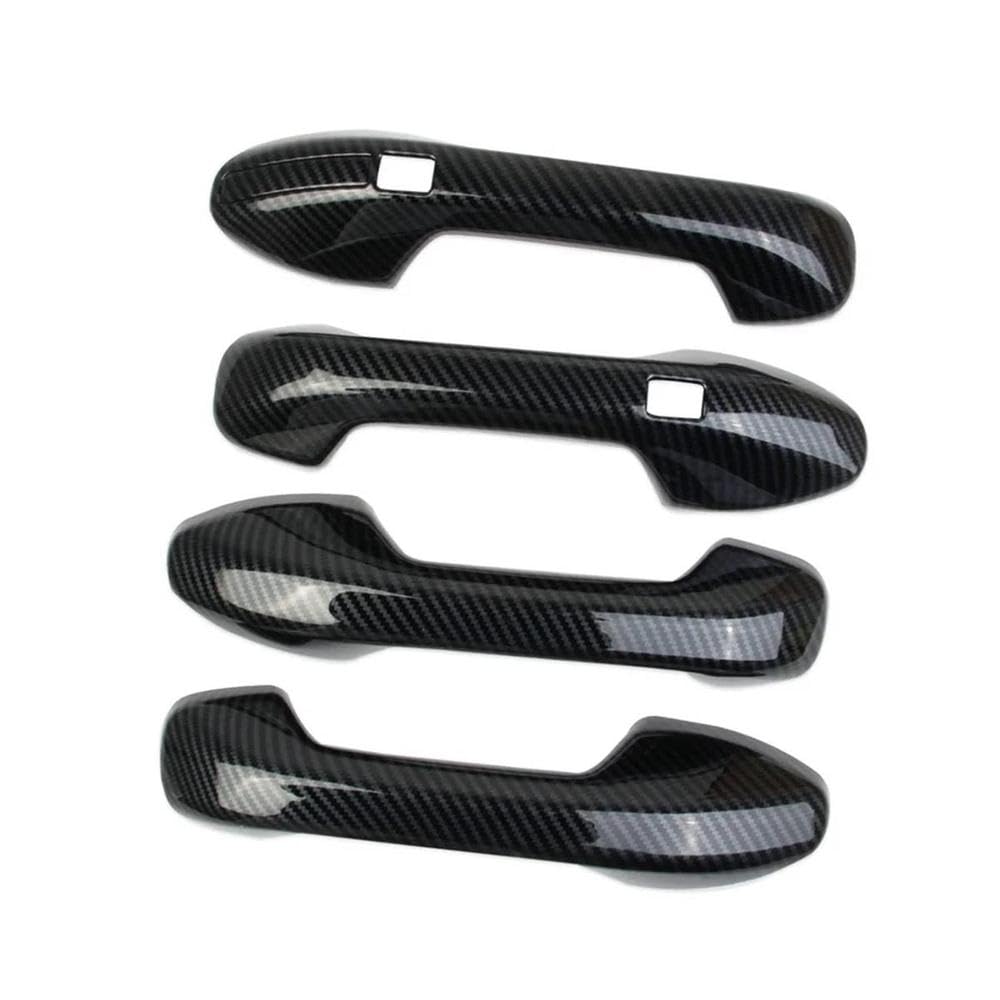 SXQPOCAR for Hyundai Palisade 2019-2024 Car Exterior Door Handles Cover Trim Accessories ABS Carbon Fiber Replacement Parts