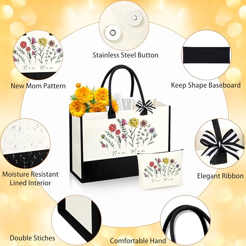 Bolso tote para mujer: regalo para nueva mamá, gran mamá o cumpleaños miniatura 3