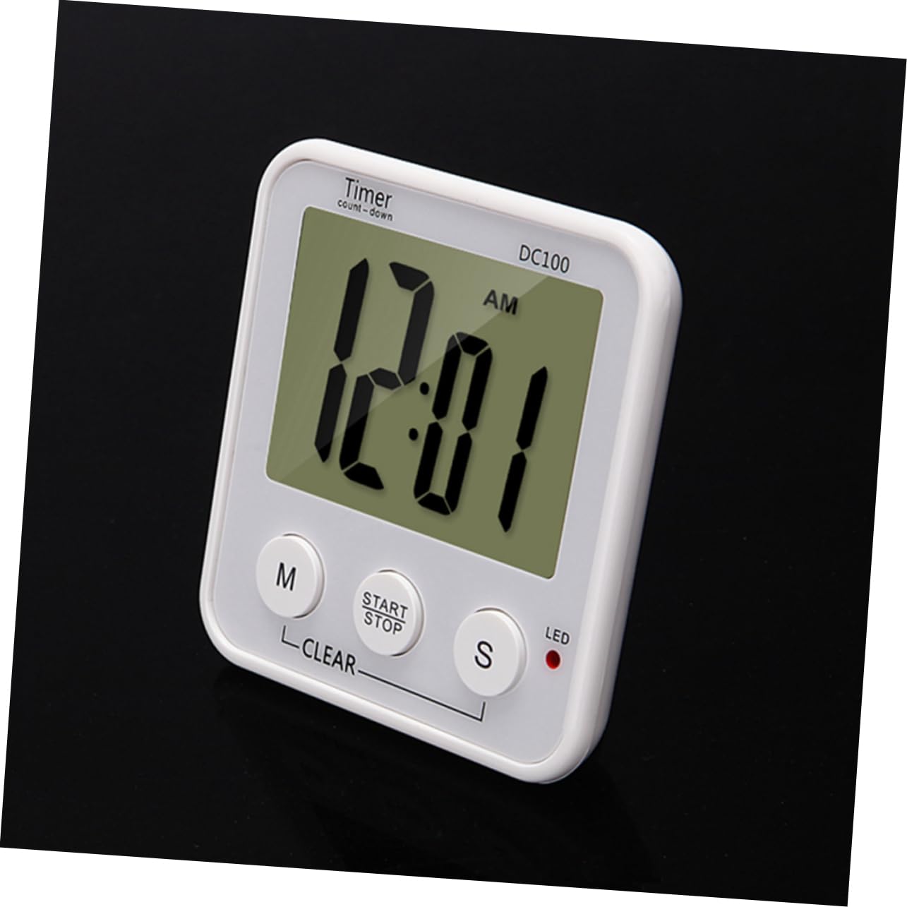 LIFKOME 3-częściowy Łatwy Do Odczytania Cyfrowy Kuchenny Timer Niskie Zużycie Energii Magnetyczny Patyczek Bez Baterii Biały Timer Odliczający