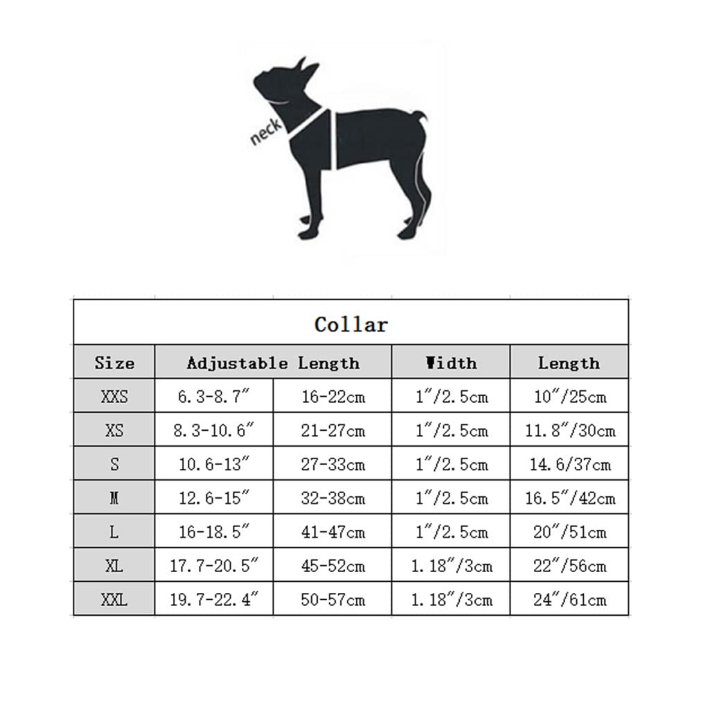 Spiked hondenhalsbanden, bezaaide hondenhalsband lederen klinknagel puppy halsband spike verstelbaar voor kleine, middelgrote en grote honden zwart XXS