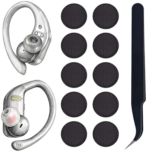 TENNMAK 10 auriculares de malla de filtro de polvo de repuesto para Aptkdoe HD65 / PocBuds T60 / bmani T16/ occiam T19 / Ltinist BX27 / GNMN V7 / Jesebang YT18 / GOLREX T59 / Bmanl T16 auriculares