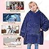 Catalonia Blanket Hoodie for Kids, Oversized Wearable Sherpa Sweatshirt Pullover for 7-16 yr Teens Youth, Kids Gift Idea #4