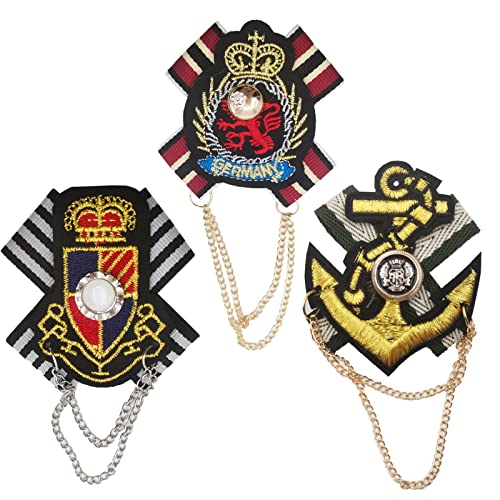 3 Pièces Broche Noeud Papillon, Broche Bleu Marine, Broche pour Hommes, Convient Aux Robes, Chemises, Vestes(3 Styles) Cover