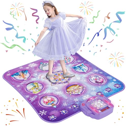 Tanzmatte Kinder Spielzeug Geschenke für Mädchen 3 4 5 6 7 8 9 Jahre, 2025 8...