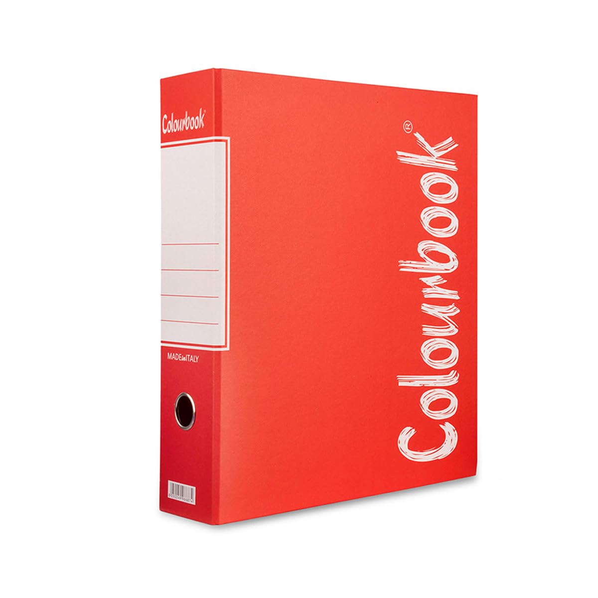 Colourbook Set 10 Registratori Rossi a Leva In Formato Protocollo Per Archiviazione Professionale Ufficio E Studio, Dorso 8 cm Con Custodia, Meccanismo Leva Metallo Resistente, Alta Capacita