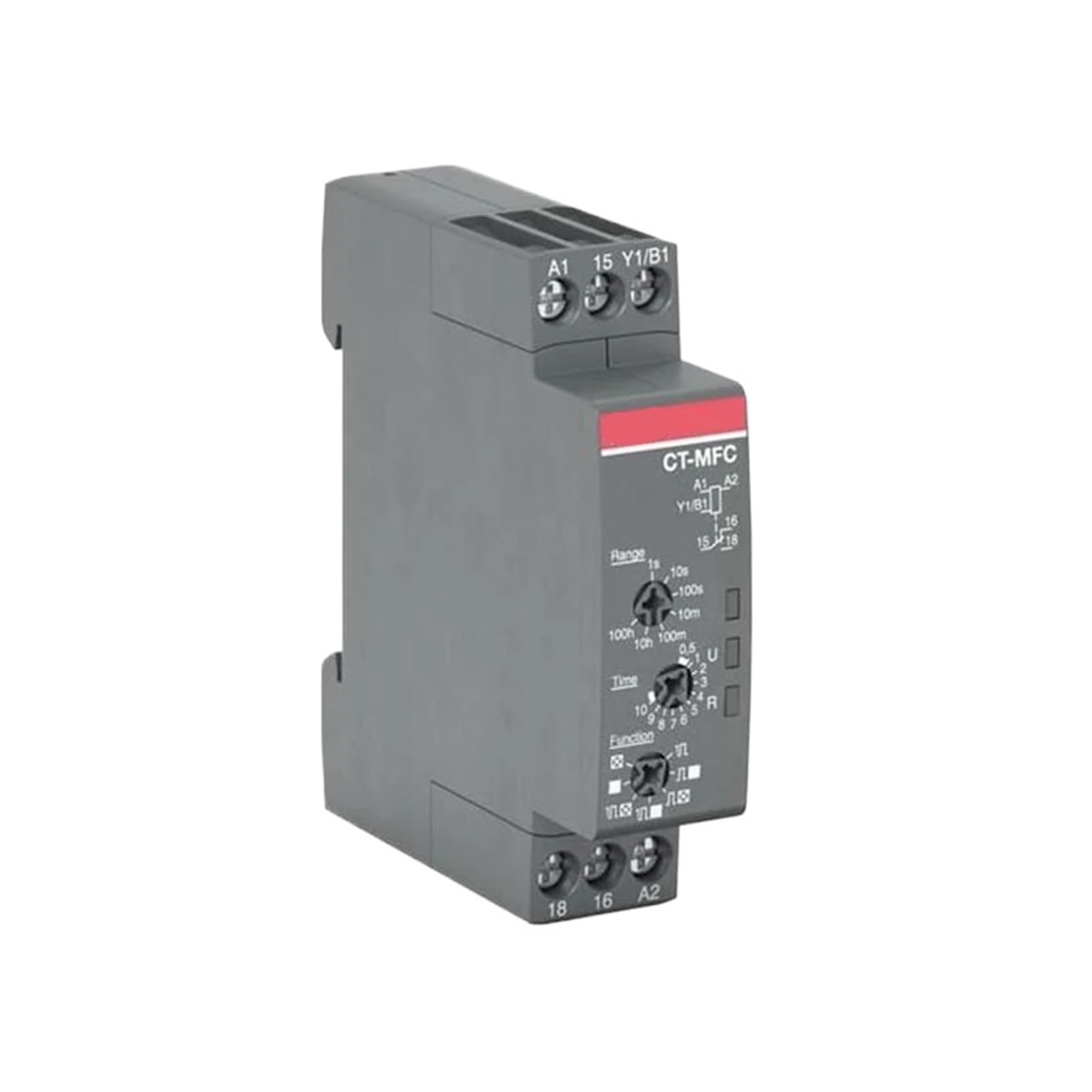 ZVQYSGIW 10230080 CT-MFC.21 1SVR508020R1100 Time relay, 2c/o, 12-240VAC/DC