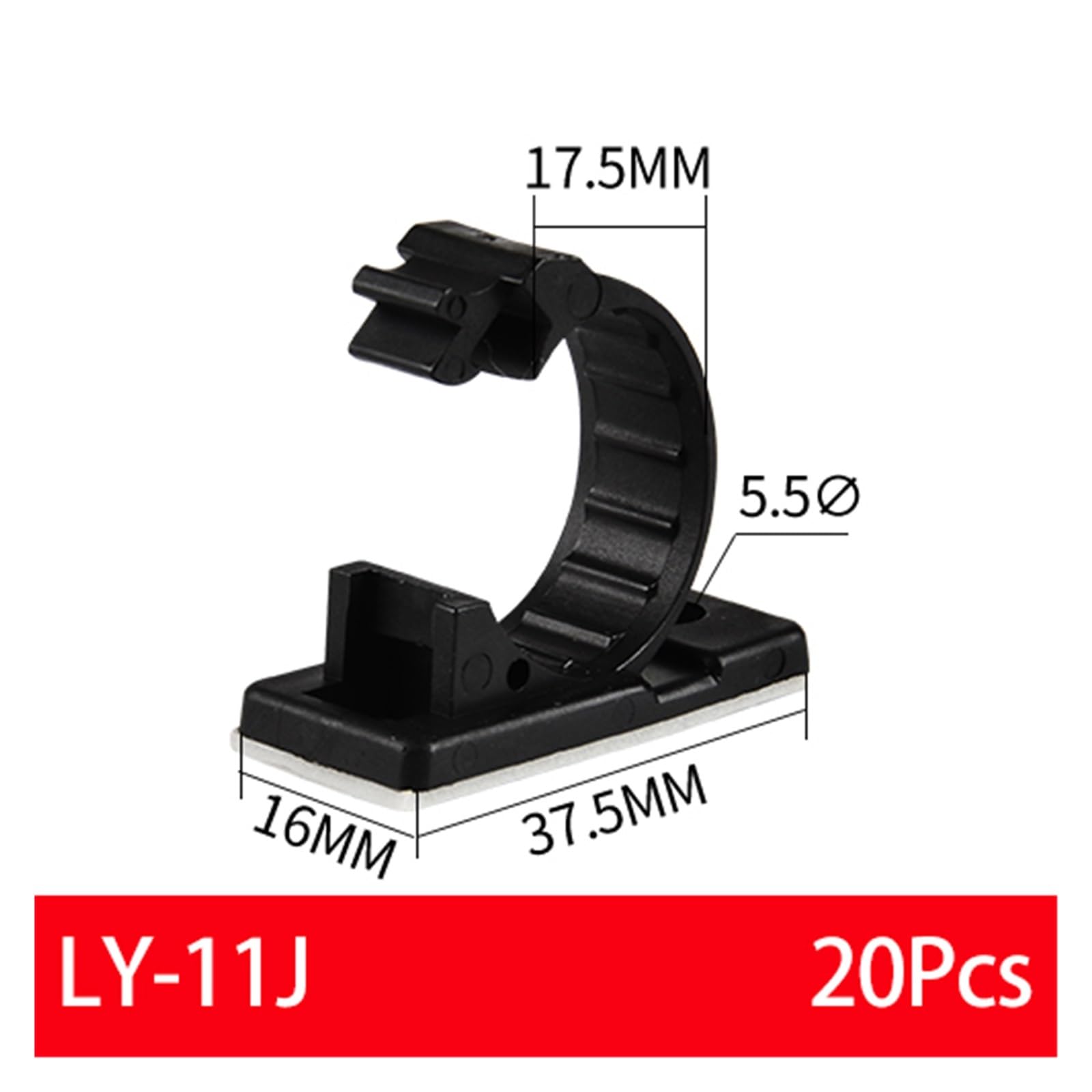 Clips De Cable Ajustables, Compatibles Con Universal