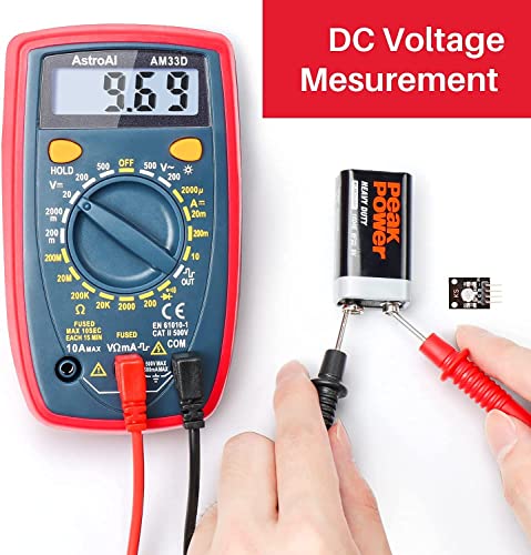 Astroai Multimeter 2000 Counts Digital Multimeter + Car Vacuum, Portable Vacuum Cleaner #TOP2