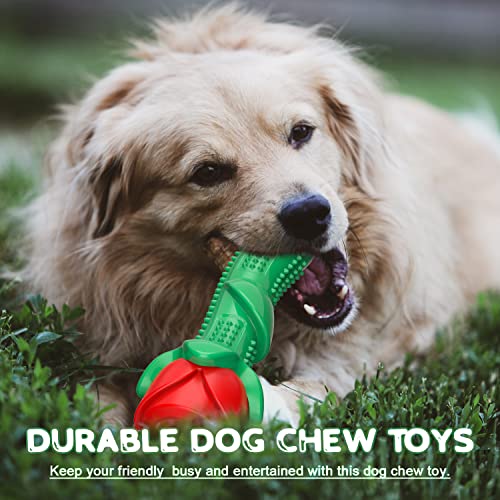 ucho Dog Toys for Training Chew Play, Rose Fetching Dog Pool Toys, Floats Water Toy, and Interactive Pet Chew for Aggressive Chewers Cleaning Teeth