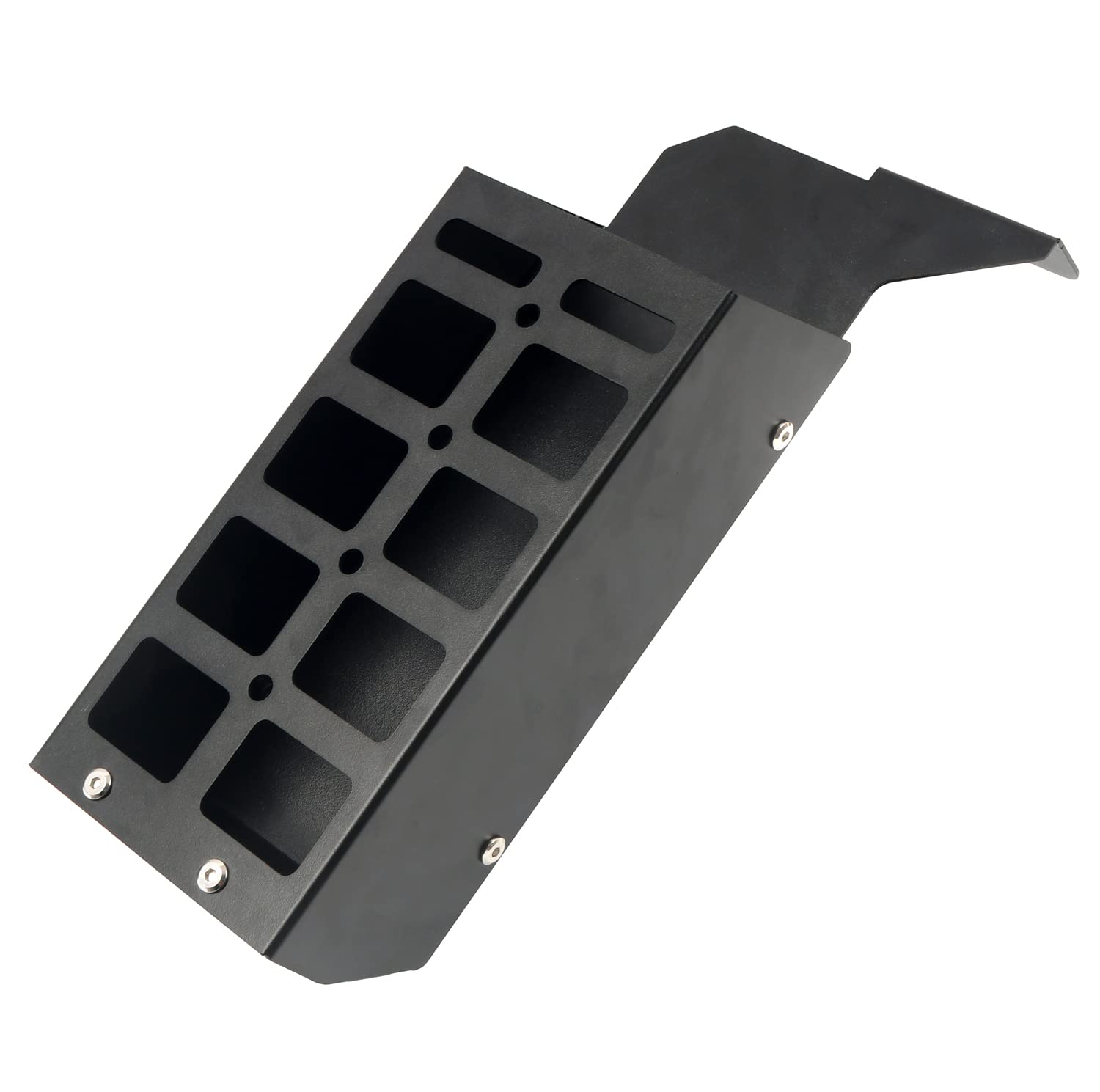 HIGH FLYING for Land Rover Defender 4dr 2020-2024 Car Rear Trunk Side Cargo Rack Organizer Modular Storage Box Basket System Luggage Carrier Storage Box Driver Side Aluminum Alloy