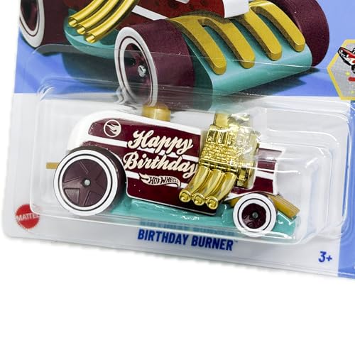 Hot Wheels Birthday Burner, 1:64 escala, coche metálico miniatura 1