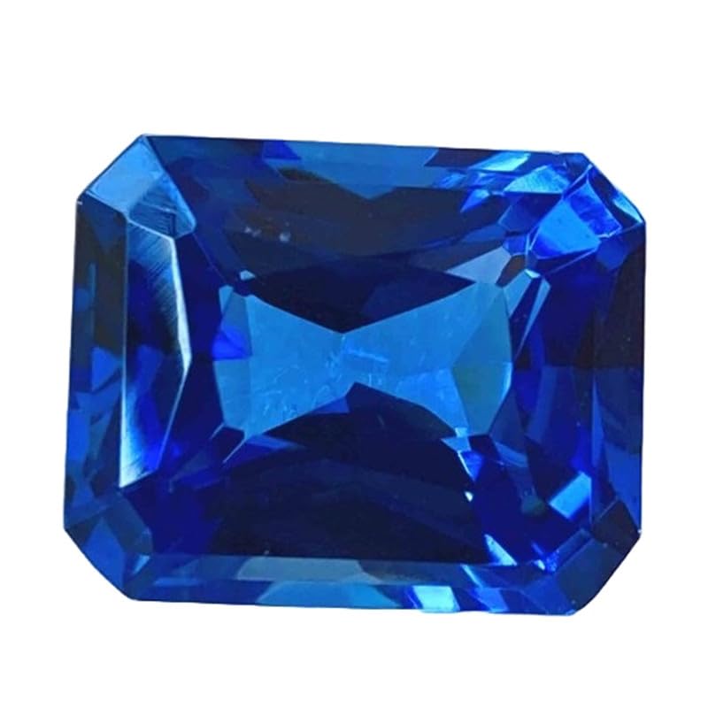 Saphir bleu naturel taillé en coussin, gemme de prestige 12x10mm pour haute joaillerie