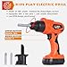 REXBETI Kids Tool Set with Box and Electronic Toy Drill, Pretend Play Kids Workbench Construction Kits, Toddler Tool Set, Birthday Gifts for Ages 3-8 Years Old